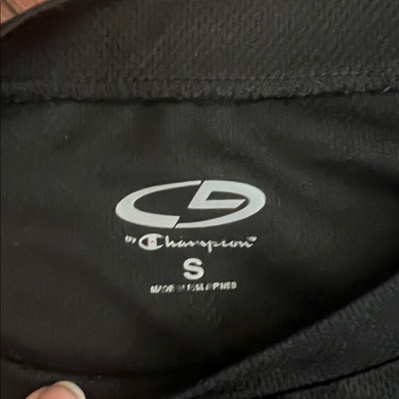 Champion Black Short Sleeve Duo Dry Athletic Shirt- size Small, EUC - Picture 2 of 6